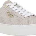 GUESS Women's Genza Sneaker (7.5, Dove 150)
