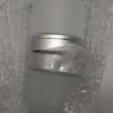 2 Pack 60ml/2Oz Frosted Glass Cream Jars with Silver Lids Empty Face Cream Containers Refillable Cosmetic Jars for Skincare, Body Butter, Lotion, Masks