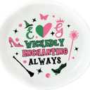 3 x Witch Gifts for Girls Women - For Good Ceramic Jewelry Bracelet Tray - Movie Merchandise for Girls 8-10-12 Birthday Party Decorations School Room Decor Accessories