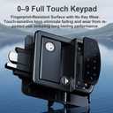 RV Door Lock Replacement, All-Metal Smart Keyless Entry Camper Door Lock | All-Metal RV Door Lock with Keyless Entry, 4 Unlock Ways: Keypad, Bluetooth, Remote & Keys