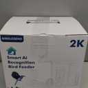 BIRDLEGEND Bird Feeder with Camera Solar Powered, 2K Portrait Live Free AI Forever Instant Arrival Alerts with 64GB Card, Smart Camera Birds Feeders Wireless Outdoor Gift for Bird Lover, 2.4G WiFi