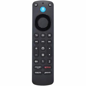 INTECHING Voice Remote Control with Backlit and Remote Finder for Amazon Fire Cube, Echo-Show 15, TV Stick 4K, Omni QLED, 4-Series, Insignia Fire-Smart TVs, Compatible with Alexa
