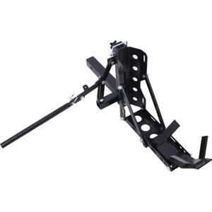800LBS Motorcycle Trailer Hitch Scooter Hauler Mount Rack, Heavy Duty Steel Scooter Hauler Mount Rack, 2" Tow Carrier Receiver, Motorcycle Trailer Hitch Scooter Hitch Carrier Tow Dolly Hauler Hitch