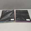 2 x ONEKEE 8 Pack Plastic folders with Pockets – 2-Pocket Document Folders