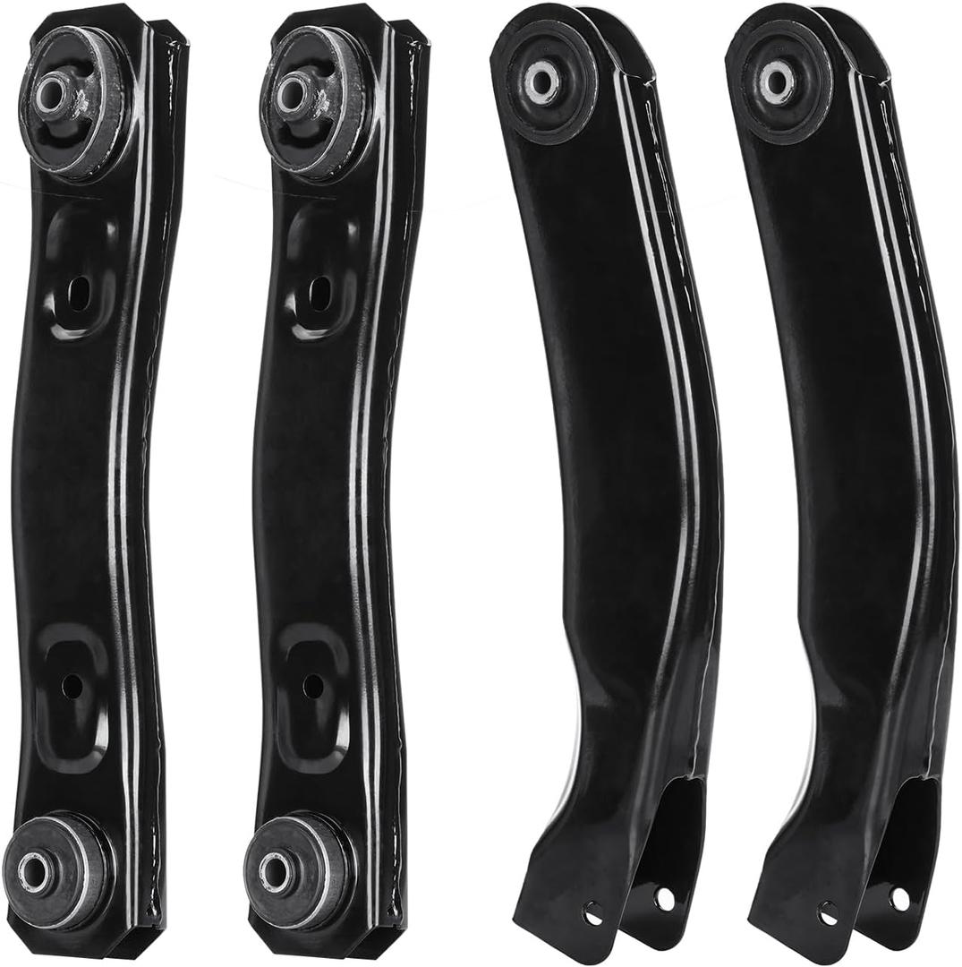 4 Pcs Front Upper+Lower Control Arms Suspension Kit Fit for Jeep Grand Cherokee 1999 2000 2001 2002 2003 2004, K640797 K640773