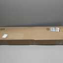 36" Kerf Slide-in Double Bulb Seal Weatherstrip Door Bottom Durable Seal for Energy Efficiency & Draft Protection (White)