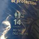 FitRight Overnight Unisex Large Underwear, (40-56 in Waist) 14 Count, Maximum All Night Disposable Incontinence Protection, Pull-On Absorbent Underwear for Men and Women, 1 Bag