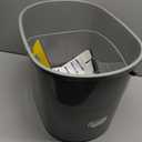 IRIS USA Top Entry Cat Litter Box, Large Enclosed with Litter Catching Lid and Scoop, Dog Proof, Cat Litter Box, Gray/White