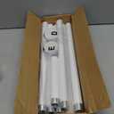 Shower Curtain Rod, 1" Diameter Heavy Duty Tension Shower Rod, Non Slip Adjustable 28-102 inch No Drilling Shower Curtain Rods Spring Tension For Bathroom, Shower Stall, No Rust, White