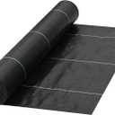 VEVOR Weed Fabric Barrier Heavy Duty, 4x300FT 5.8oz Weed Blocker Fabric, Woven Landscape Fabric, Garden Fabric Weed Barrier, Weed Control Fabric Ground Cover, Geotextile Fabric, Gardening Mat, Black