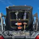 KEMIMOTO Full Rear Bed Cargo Box Enclosure Tonneau Cover Compatible with Polaris RZR XP 1000/4 2024-2026, Lockable Trunk Tonneau Cover with Support Pole and 4 Keys Replace #2884548 Accessories