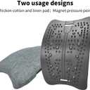 Back Massager-Back Stretcher for Relieving Back Pain, Adjustable Back Massage Board, Used for Spinal Decompression and Back clamp Pain Relief Device, Suitable for Home and Office use.