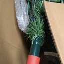 43-Inch Slim Artificial Christmas Tree, Small Pencil Holiday Tree with Stand, 43" x 8", Green