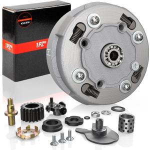 1PZ KS2-B18 Semi Auto Clutch Assembly 18 Teeth Compatible with 50cc 70cc 90cc 110cc 125cc 135cc Engine Dirt Bikes ATV Quad Go-Kart Taotao