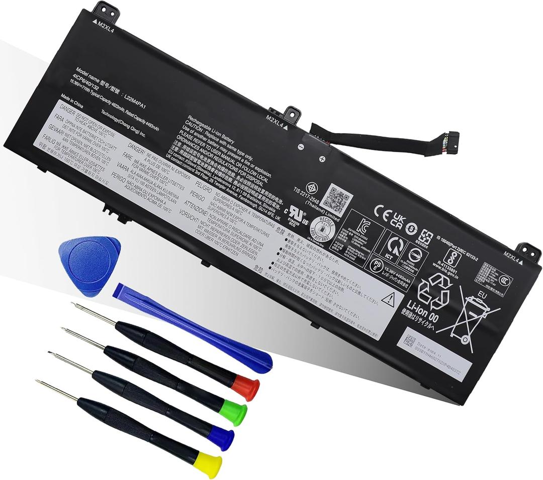 bossfulton 71Wh 4-Cell L22M4PA1 L22C4PA1 L22D4PA1 71Wh Battery Replacement for Lenovo Yoga 7 14ARP8 14IRL8 16IRL8 16ARP8 Yoga 7 2-in-1 14IML9 14AHP9 16IML9 16AHP9 Series 4623mAh 15.36V