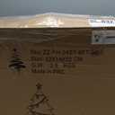 6.5FT Pop Up Christmas Tree Already Decorated Prelit Artificial Christmas Trees Foldable Flocked Christmas Tree with Lights