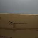 Furologee 47" Computer Desk with File Cabinet and Power Outlets, Home Office Desk with 2 Monitor Stands and Storage Drawer, Writing Gaming Table with Shelves and 2 Hooks for Bedroom, Rustic Brown