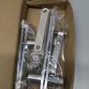 Heavy Duty Pivot Hinge Set with Magnetic Door Catch for Wood Door, HBL' Hidden Door Hinge for Secret Door, Swing Door, with 360 Degree Rotation, Invisible Pivot Door Hardware for Bookshelf.