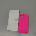 ORNARTO Compatible with iPhone 17e Case and for iPhone 16e Case 6.1", Liquid Silicone 3 Layers Full Covered Soft Gel Rubber Shockproof Cover, Protective Phone Cases for 16e & 17e-Hot Pink