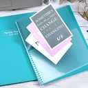 4 x 2026-2027 Monthly Planner - 2026-2027 Planner from January 2026 to December 2027, 8.5'' x 11'', 2-Year Planners with Inner Pocket (Blue)