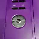 BOIFUN 17.5" Portable DVD Player with 15.6" Large HD Screen, 6 Hours Rechargeable Battery, Support USB/SD Card/Sync TV and Multiple Disc Formats, High Volume Speaker, Purple