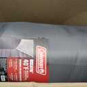 Coleman Biscayne Warm-Weather Sleeping Bag, 40F Camping Sleeping Bag for Adults, No-Snag 2-Way Zipper for Ventilation with Stuff Sack Included, Fits Adults up to 6ft 4in Tall, Large