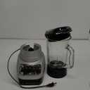 BLACK+DECKER PowerCrush Multi-Function Blender with 6-Cup Glass Jar, 4 Speed Settings, Silver