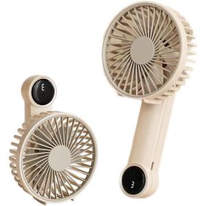 3-Speed Adjustable Portable USB Rechargeable Handheld Fan with 180 Rotatable Design