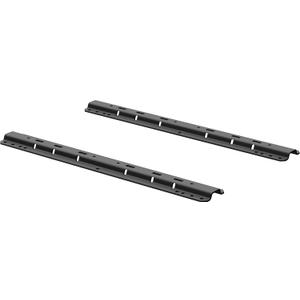 CURT 16204 Industry-Standard 5th Wheel Hitch Rails, Carbide Black, 25,000 Pounds