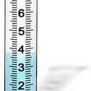 BIUWING 7" Capacity Glass rain Gauge Replacement Tube for Outdoors Yard Garden with Lip, Best Rated, Easy to Read (1 pcs)