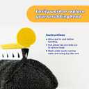 Scrub Daddy BBQ Daddy Grill Brush Head Refill - Bristle Free Steam Cleaning Scrubber - Grill Cleaning Brush Attachment with ArmorTec Steel Mesh for Grates (1 Count)