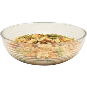 Cambro (RSB18CW135) 20 qt Round Ribbed Bowl - Camwear, Clear