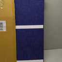 Large Bulletin Board, 60 X 36 inches Cork Board with 30 Pushpin, 5' x 3' Felt Cork Board Notice Pin Board, Self-Adhesive Vision Board Mood Board Foldable Photo Board for Wall - Dark Blue