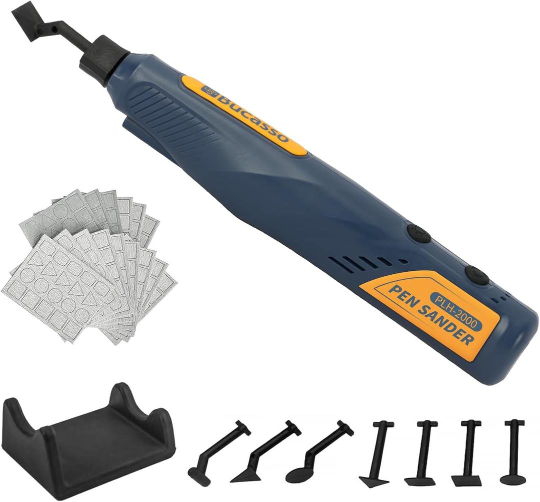 Cordless Pen Sander, 5-Speed and USB Charging with LED Light, Multi-Purpose Power Tool, Mini Power Sander for Sanding, Polishing, Finishing, DIY Crafts