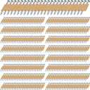 Zonon 3000 Count 1 1/2 Inch Metal Connector Nails Galvanized Joist Hanger Nails 34 Degree Paper Tape Collated Full Round Head Smooth Shank for Metal Connector Nailer(0.148 Inch)