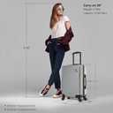 DUKAP DISCOVERY 20-Inch Carry-On Hardside Spinner Luggage Lightweight Bag