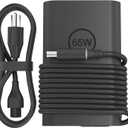 65W Laptop Charger Compatible with Dell Latitude 5410 7290 3140 3190 7390 5510 7480 7490 E7470 E7450 3350 3310 5480 5490 7280 7400 5510 E5570 E5470 19.5V 3.34A Round Barrel 7.4mm Adapter Power Cord