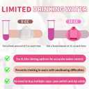 Dysphagia Cup for Adults with 5cc, 10cc & 15cc Flow Control - Choke Proof Drinking Cup with Dual Handles for Elderly, Stroke, Dementia & Parkinson (Pink, Pack of 2 PCS)