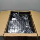 Ulif E1 Heavy Duty Closet Garment Rack, 6 Tiers Adjustable Metal Freestanding Expandable Clothing Storage with 4 Hanger Rods, Easy to Assemble Wardrobe, 71.4" H x (70" - 88.2") L x 14" D, Black