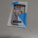 NITITOP Compatible with iPhone 15 Pro Max Case Cute Clear Glitter [Compatible for MagSafe] Plating Heart Sparkle Bling Magnetic Girl Women Electroplated Frame Camera Protection Back Cover - Purple