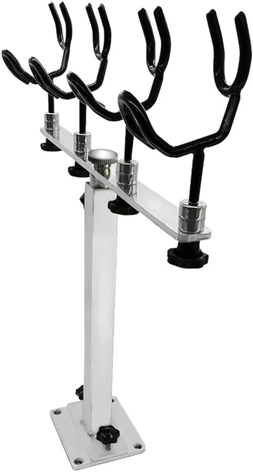 Made PVC Coated Fishing Rod Holder Aluminum Fishing Rod Bracket Sure Grip Pole Support for Boat, Ship, Yacht and More, Gifts for Water Sports Enthusiasts and Presents for Fishing Lovers