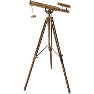 Victorian Marine Antique Floor Standing Brass Telescope Navy Adjustable Vintage Home Decor