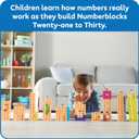 hand2mind MathLink Cubes Numberblocks 21-30 Activity Set, 20 Preschool Learning Activities, Counting Blocks, Linking Cubes, Educational Toys for Kids, Number Games, Math Manipulatives Kindergarten