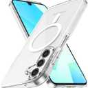Lunivop for Samsung Galaxy A16 5G Case Hard [Compatible with Magsafe ] Yellowing Resistant Magnetic Cover Clear para A 16 6.7 inch 2024 Rugged Best Phone Cases Clear