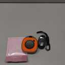 Portable Carbon Monoxide Detectors for Travel 3-in-1 Square Carbon Monoxide Monitor with 43 Detection Holes, RV CO Detector Alarm Temp/Humidity Sensor for Home, Camping & Travel Tent Car (Orange)