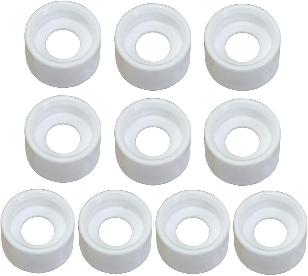 RIVERWELD TIG Gas Lens Insulator Cup Gaskets Heat Shield 3HSGS Fit PTA DB SR WP 17 18 26 TIG Welding Torch Accessories Pack of 10