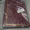 3-ring pocket BURGUNDY album for 504 photos - 4"X6" (Pack of 1)