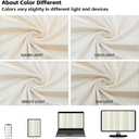 20x10ft Wrinkle Free Ivory Backdrop Curtain for Parties Soft Fabric Drapes Wedding Ivory Curtain Backdrop for Birthday Party Decorations Background for Photography 5x10ft,4 Panels