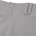CHAMPRO Boys Stretch - Abrasion Resistant MVP Classic Baseball Pant, Grey, Large US