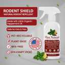 Natural Rodent Repellent Spray USDA Organic Peppermint Oil Formula that Helps Deter Rodents, 16 oz Made in USA by Mint Naturals